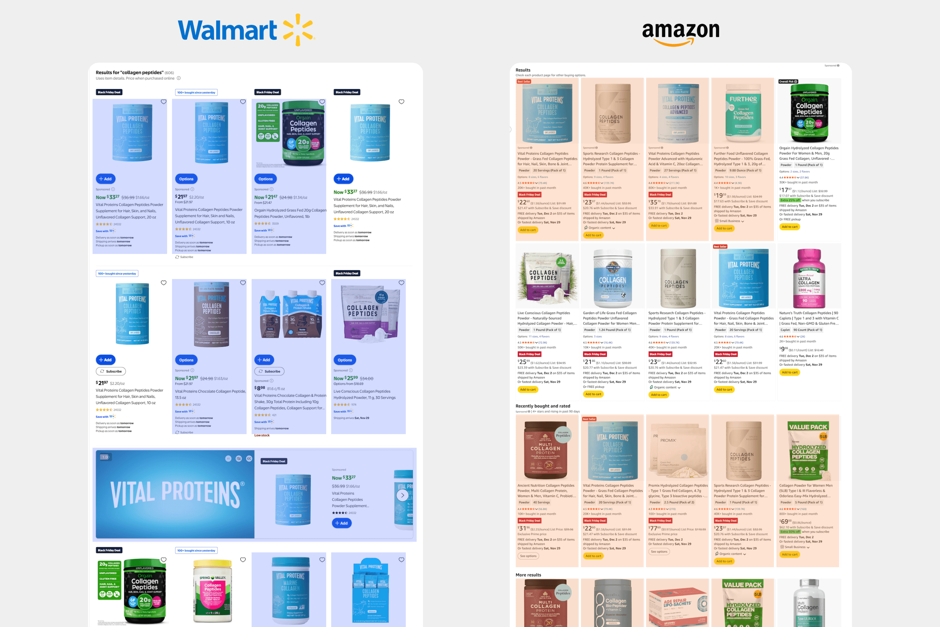 Walmart vs Amazon - Sponsored Results